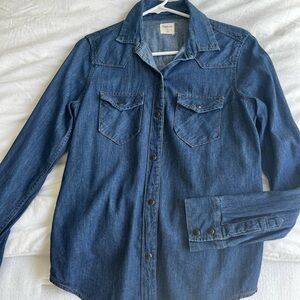 GAP Denim Button-Up Shirt